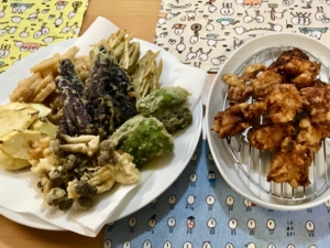 今日の晩御飯　天ぷら