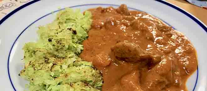 糖質制限　バターチキンカレー