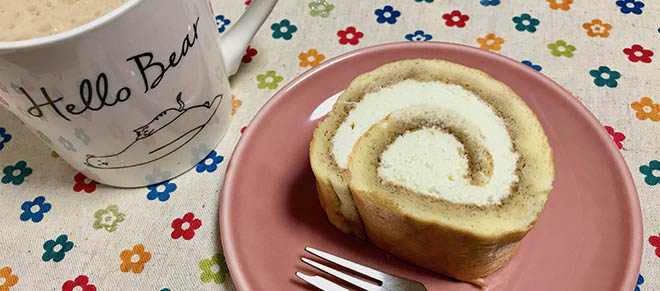 ティラミス風ロールケーキ