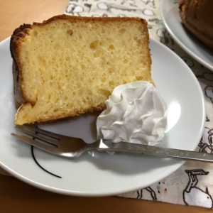 チーズシフォンケーキ