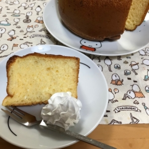 チーズシフォンケーキ